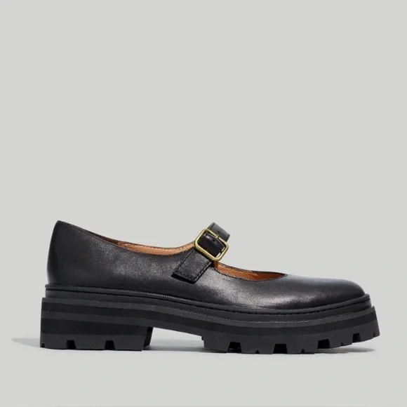 Madewell Black Mary Jane Platform Shoes - Picture 14 of 14